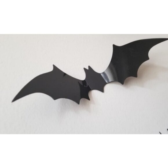 DIY Halloween Party Supplies PVC 3D Decorative Scary Bats Wall Decal Wall - Picture 2 of 2